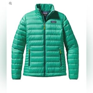 Patagonia Vibrant Green Quilted Jacket